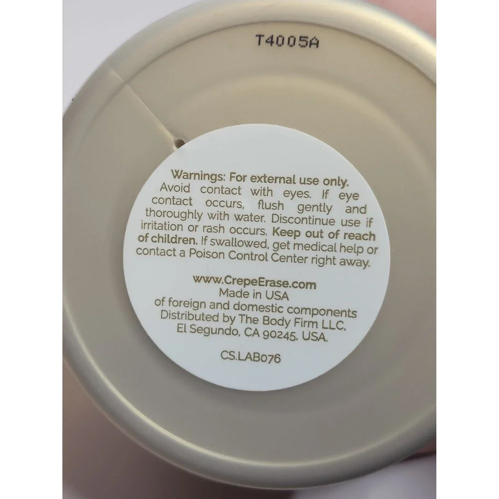 New Crepe Erase Advanced Body Repair Treatment 10oz Fragrance Free TruFirm